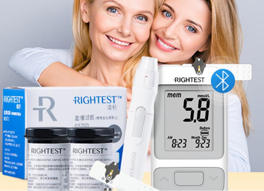 家用血糖仪行业翘楚RIGHTEST瑞特守护万家健康