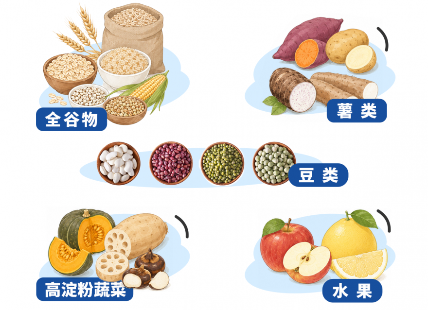 生活中的天然“好碳水”都有哪些？