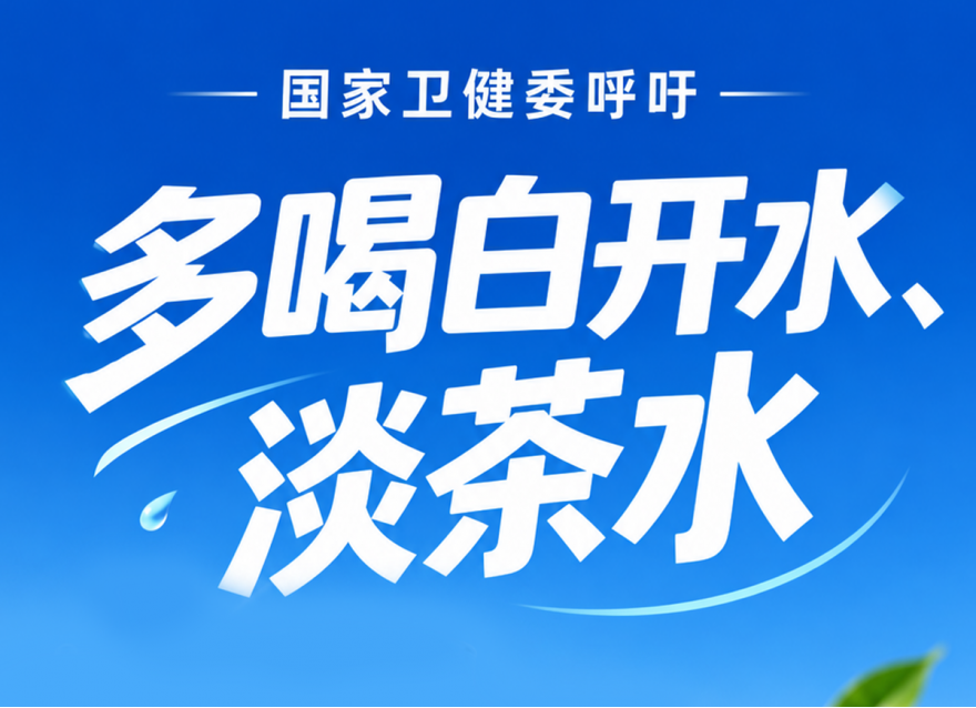 国家卫健委权威建议！多喝白开水、淡茶水